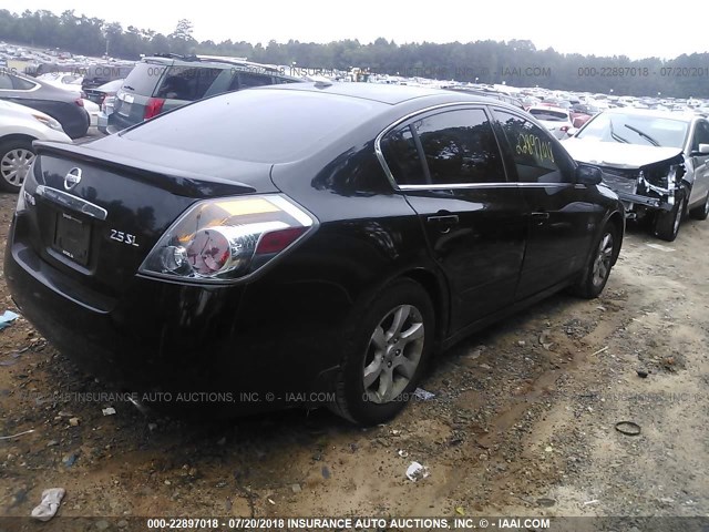 1N4AL21E09C151312 - 2009 NISSAN ALTIMA 2.5/2.5S BLACK photo 4