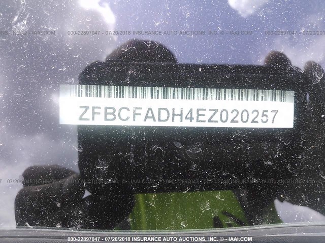 ZFBCFADH4EZ020257 - 2014 FIAT 500L TREKKING TAN photo 9