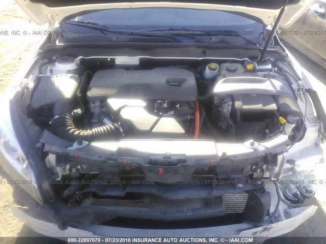 1G11D5RR5DF112358 - 2013 CHEVROLET MALIBU 1LT 白色 照片 10