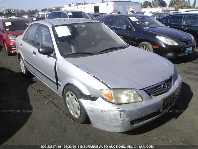 JM1BJ222910408935 - 2001 MAZDA PROTEGE DX/LX SILVER photo 1