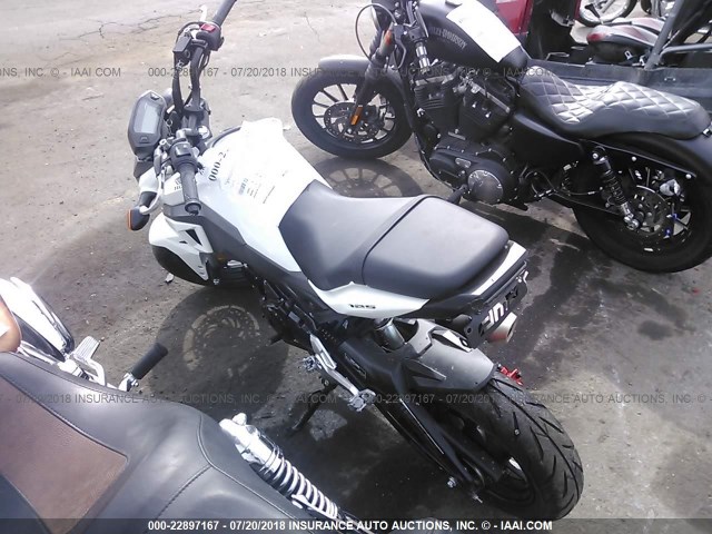 MLHJC7517J5001184 - 2018 HONDA GROM WHITE photo 3