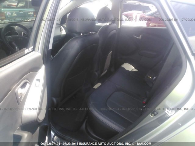 KM8JUCAC6CU541792 - 2012 HYUNDAI TUCSON GLS/LIMITED GRAY photo 8