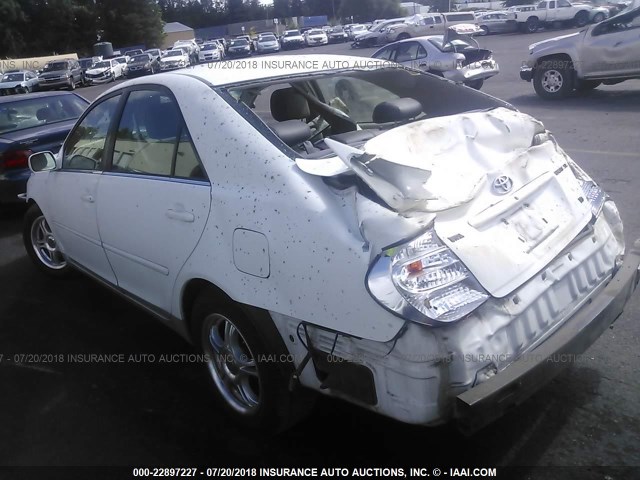 4T1BF30K22U501439 - 2002 TOYOTA CAMRY LE/XLE/SE Ağ foto 3