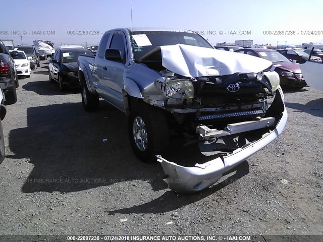 5TETU62N47Z365286 - 2007 TOYOTA TACOMA PRERUNNER ACCESS CAB SILVER photo 1