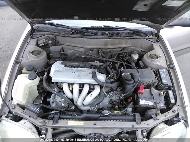 1NXBR12E6XZ269504 - 1999 TOYOTA COROLLA VE/CE/LE 金色 照片 10