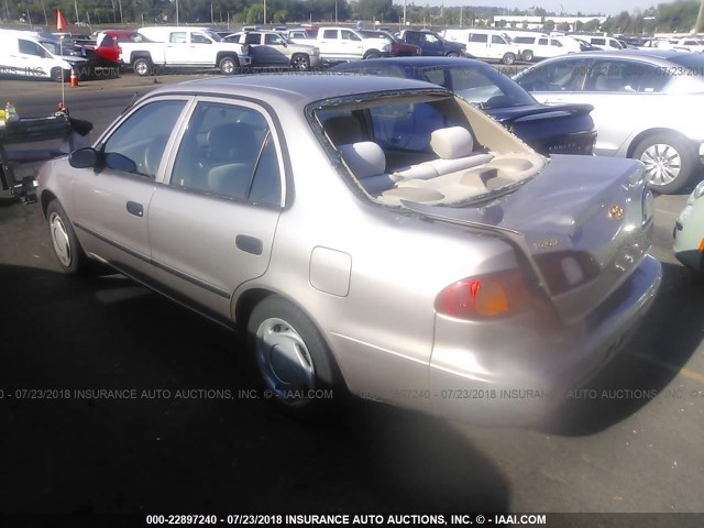 1NXBR12E6XZ269504 - 1999 TOYOTA COROLLA VE/CE/LE 金色 照片 3