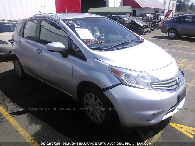 3N1CE2CP8FL409462 - 2015 NISSAN VERSA NOTE S/S PLUS/SV/SL/SR SILVER photo 1