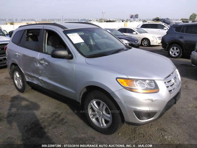 5XYZG3AB6BG015751 - 2011 HYUNDAI SANTA FE GLS SILVER photo 1