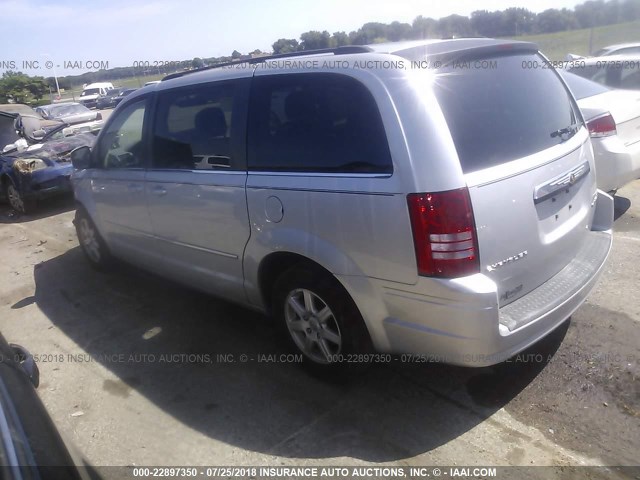 2A4RR5D17AR343709 - 2010 CHRYSLER TOWN & COUNTRY TOURING SILVER photo 3