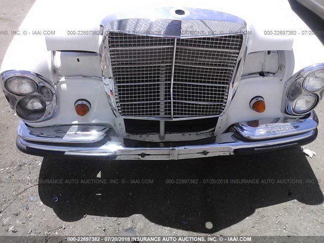 10801212031338 - 1967 MERCEDES-BENZ 250 WHITE photo 6