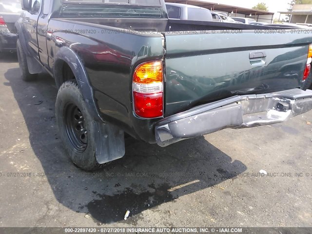 5TESN92N62Z097764 - 2002 TOYOTA TACOMA XTRACAB PRERUNNER მწვანე ფოტო 6