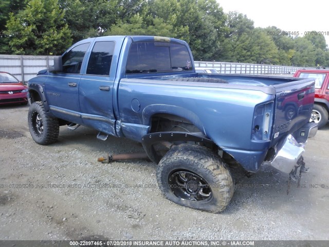 3D7KU28693G842701 - 2003 DODGE RAM 2500 ST/SLT 蓝色 照片 3