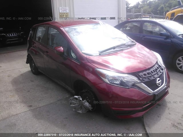 3N1CE2CP7HL360225 - 2017 NISSAN VERSA NOTE S/S PLUS/SV/SL/SR RED photo 1