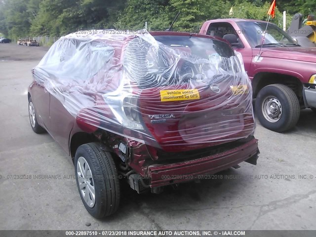 3N1CE2CP7HL360225 - 2017 NISSAN VERSA NOTE S/S PLUS/SV/SL/SR RED photo 6
