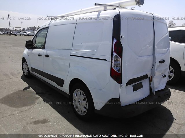 NM0LS7F73F1211388 - 2015 FORD TRANSIT CONNECT XLT WHITE photo 3