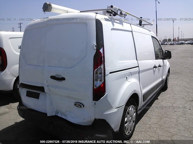 NM0LS7F73F1211388 - 2015 FORD TRANSIT CONNECT XLT WHITE photo 4