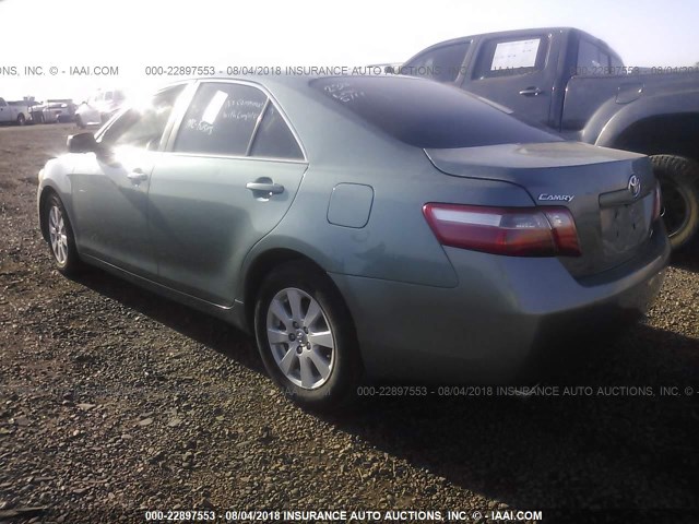 4T1BK46K79U592386 - 2009 TOYOTA CAMRY SE/LE/XLE GREEN photo 3