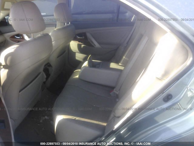 4T1BK46K79U592386 - 2009 TOYOTA CAMRY SE/LE/XLE GREEN photo 8
