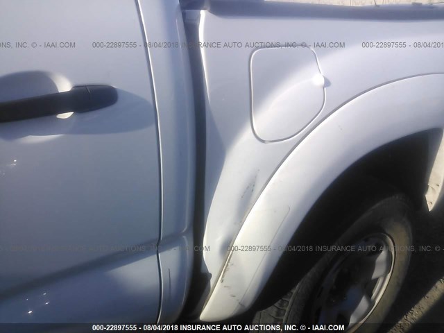 5TFJU4GN2FX085084 - 2015 TOYOTA TACOMA DOUBLE CAB PRERUNNER WHITE photo 6