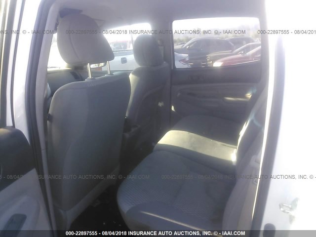 5TFJU4GN2FX085084 - 2015 TOYOTA TACOMA DOUBLE CAB PRERUNNER WHITE photo 8