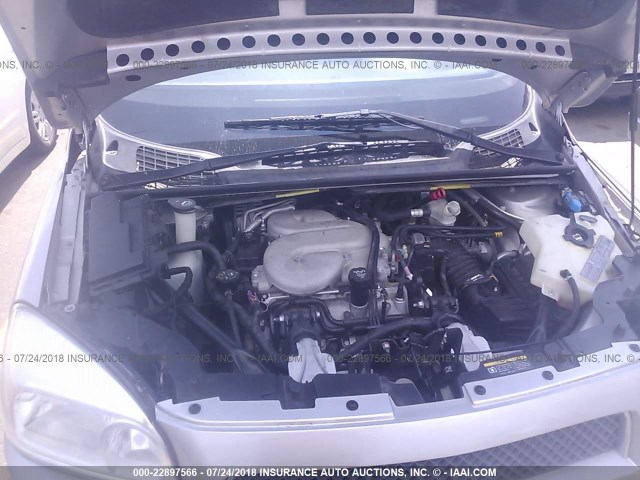 1GNDV23168D178705 - 2008 CHEVROLET UPLANDER LS SILVER photo 10