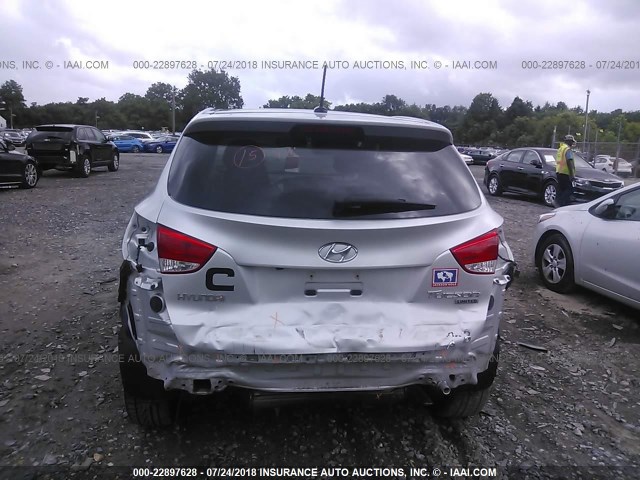 KM8JUCAC0DU623440 - 2013 HYUNDAI TUCSON GLS/LIMITED 银色 照片 6