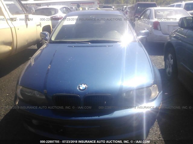 WBABN33482JW51963 - 2002 BMW 325 CI BLUE photo 6