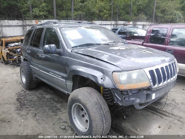 1J4GW38N92C206766 - 2002 JEEP GRAND CHEROKEE SPORT GRAY photo 1