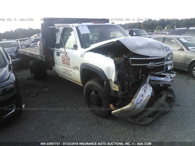 1GBJK34D77E128105 - 2007 CHEVROLET SILVERADO K3500 WHITE photo 1