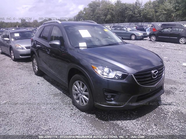JM3KE4CY5G0672561 - 2016 MAZDA CX-5 TOURING Серый фото 1