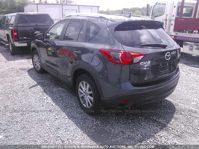 JM3KE4CY5G0672561 - 2016 MAZDA CX-5 TOURING Серый фото 3