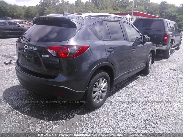 JM3KE4CY5G0672561 - 2016 MAZDA CX-5 TOURING Серый фото 4