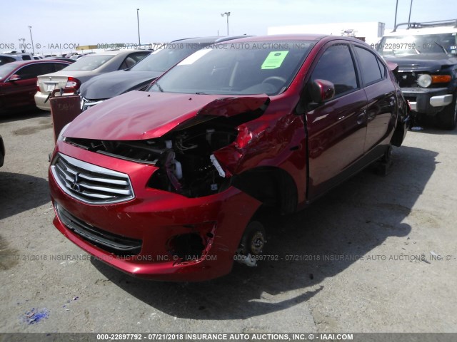 ML32F3FJXJHF11071 - 2018 MITSUBISHI MIRAGE G4 ES Qırmızı foto 2