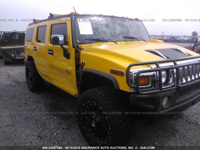 5GRGN23UX3H136828 - 2003 HUMMER H2 YELLOW photo 1