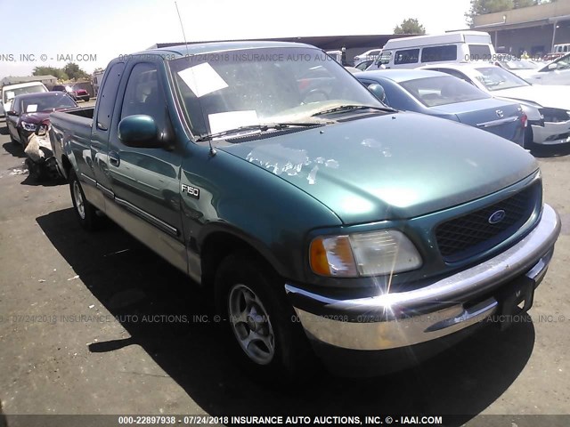 1FTDX1762VKC76981 - 1997 FORD F150 GREEN photo 1