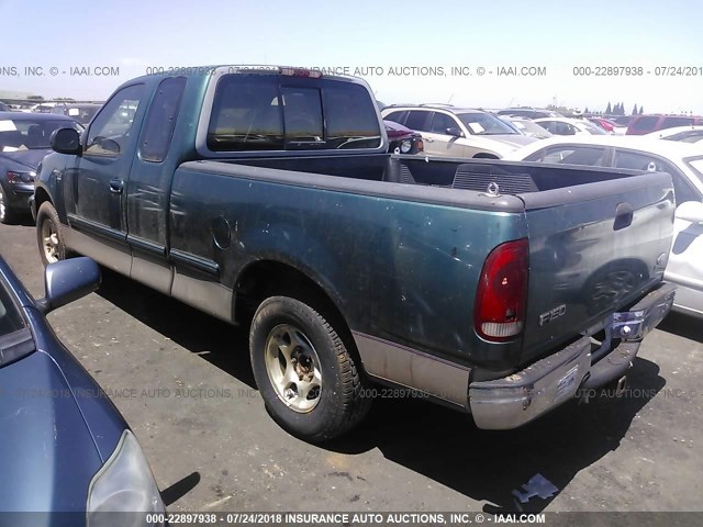 1FTDX1762VKC76981 - 1997 FORD F150 GREEN photo 3