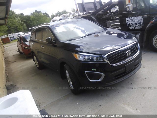 5XYPGDA3XHG329045 - 2017 KIA SORENTO LX/L BLACK photo 1