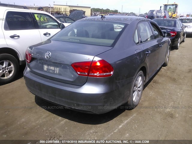 1VWAT7A35EC102524 - 2014 VOLKSWAGEN PASSAT S GRAY photo 5