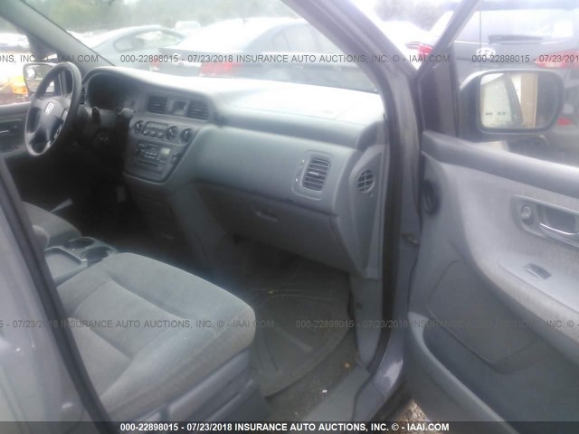 2HKRL18522H566252 - 2002 HONDA ODYSSEY LX GRAY photo 5