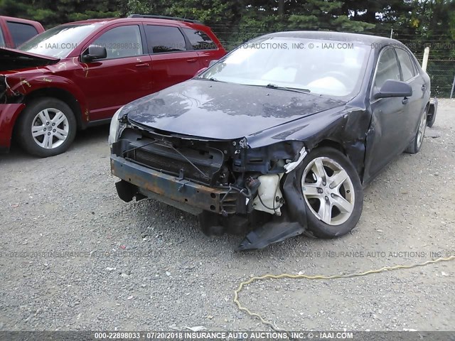 1G1ZG57B894183072 - 2009 CHEVROLET MALIBU LS BLUE photo 6