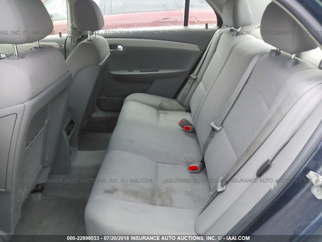 1G1ZG57B894183072 - 2009 CHEVROLET MALIBU LS BLUE photo 8