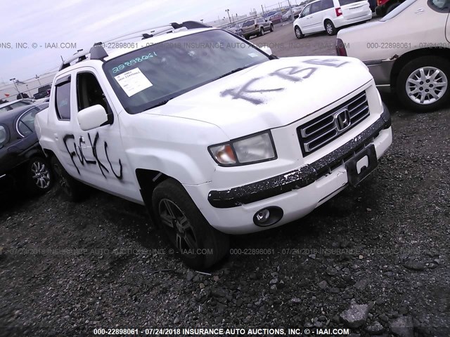 2HJYK16536H504726 - 2006 HONDA RIDGELINE RTL WHITE photo 1