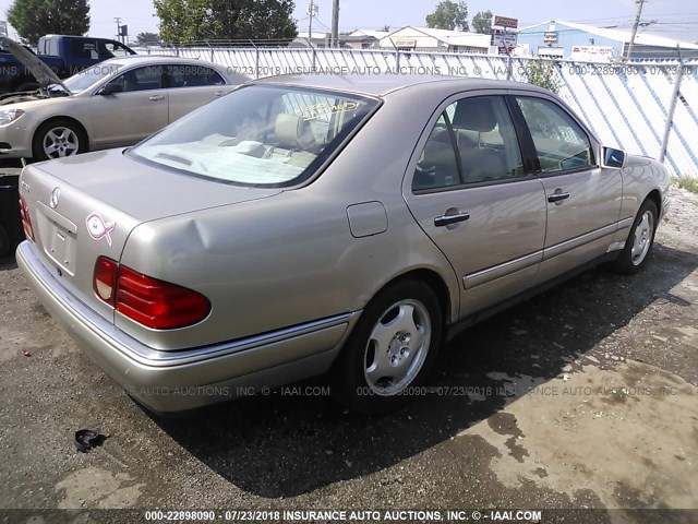 WDBJF70H5XA902826 - 1999 MERCEDES-BENZ E 430 BEIGE photo 4