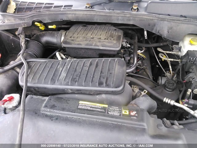 1D4HB38N75F524509 - 2005 DODGE DURANGO ST BURGUNDY photo 10