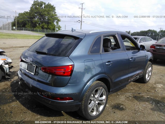 WA1BCCFS7JR004760 - 2018 AUDI Q3 PREMIUM BLUE photo 4