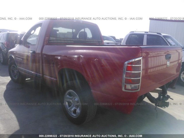 1D7HA16K35J514415 - 2005 DODGE RAM 1500 ST RED photo 3