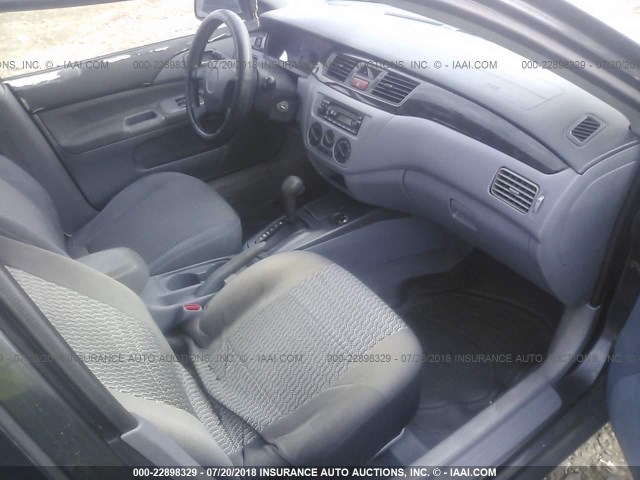 JA3AJ26E23U010508 - 2003 MITSUBISHI LANCER ES GRAY photo 5