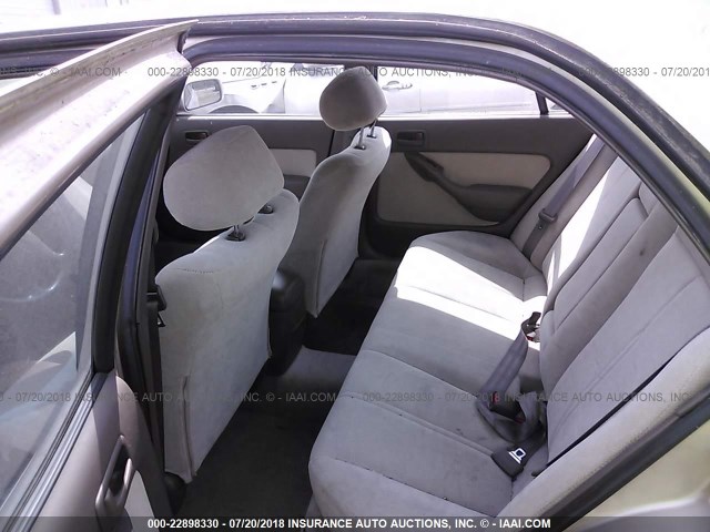 JT2BG12K6T0372738 - 1996 TOYOTA CAMRY DX/LE/XLE Champagne photo 8