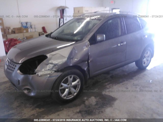 JN8AS5MV3AW129998 - 2010 NISSAN ROGUE S/SL/KROM GRAY photo 2