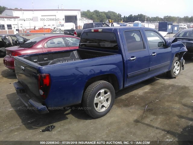 1GCDSCD92A8146229 - 2010 CHEVROLET COLORADO LT BLUE photo 4